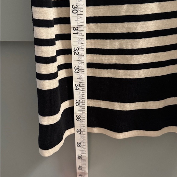 Rag & Bone Black and Cream Racerback Dress - Size M - Picture 7 of 8